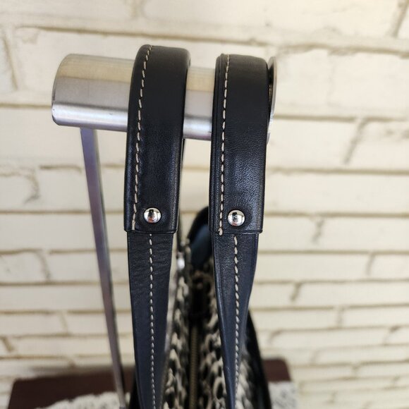 Coach Chelsea Heritage Stripe Signature Handbag Tote Purse - Picture 3 of 14